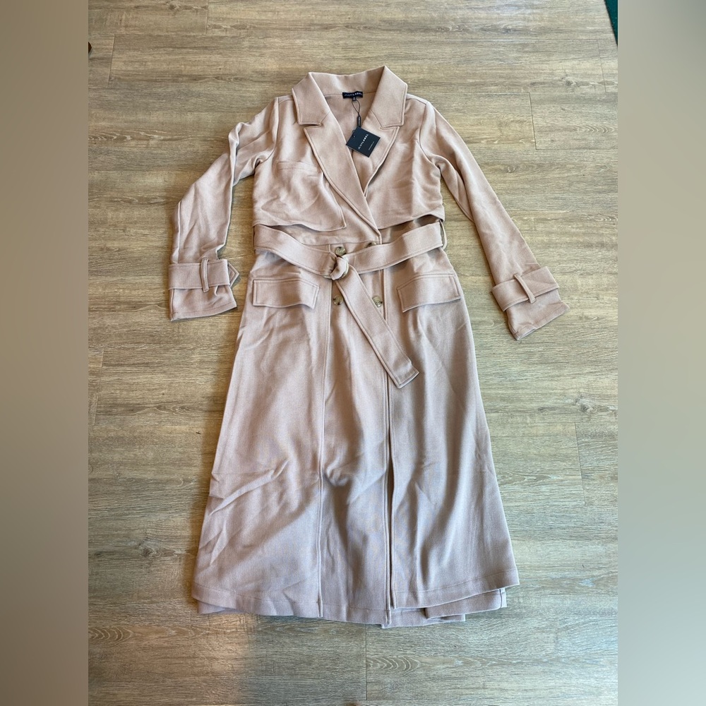 Cappuccino Long Sleeve Coat